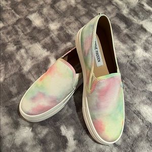 Steve Madden Y2k,90s Style tie-dye platform sneaker sz 7.5